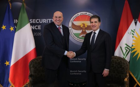 الرئيس نيجيرفان بارزاني يعرب عن تقدير إقليم كوردستان للمساندات الإيطالية