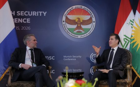 الرئيس نيجيرفان بارزاني يجتمع مع رئيس الوزراء ووزير الدفاع الهولنديين