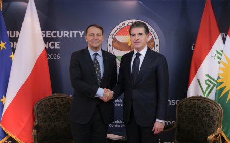 الرئيس نيجيرفان بارزاني ووزير الخارجية البولندي يبحثان تطوير العلاقات