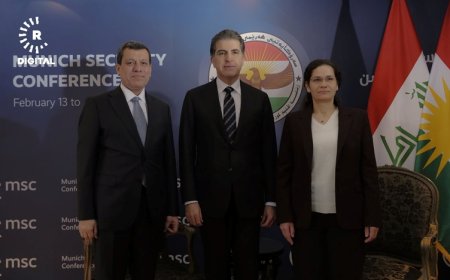 Neçirvan Barzani, Mazlum Abdi ile Münih'te görüştü