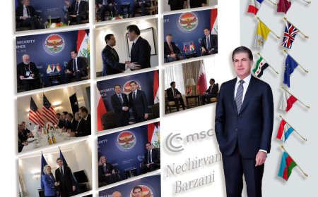 ما بعد مؤتمر ميونخ 2026م نيجيرفان بارزاني يعيد صورة المفاوض العراقي الدولي عالميا.