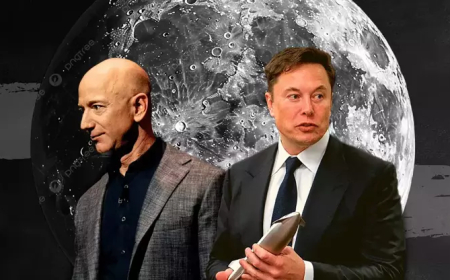 Elon Musk mı, Jeff Bezos mu? Milyarderlerin yeni hedefi: Ay