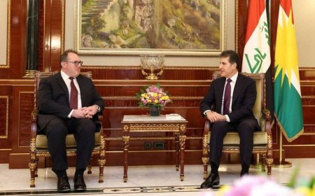 Neçirvan Barzani ve ABD'li Harris: Bizi ortak çıkarlar ve değerler birbirimize bağlıyor