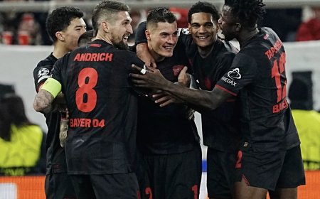 ملحق ابطال اوربا: ليفركوزن  يعود بفوز ثمين من امام اولمبياكوس