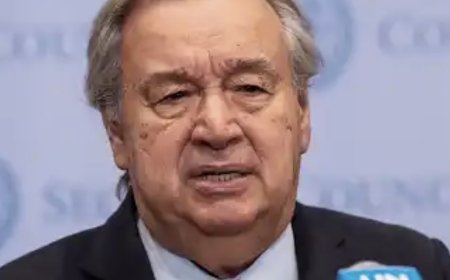 الأمين العام للأمم المتحدة أنطونيو غوتيريش يحذر  رؤساء شركات التكنولوجيا الخميس من مخاطر الذكاء الاصطناعي،