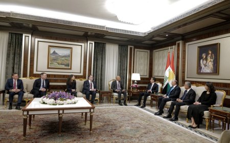 ‏الرئيس نيجيرفان بارزاني يجتمع مع مبعوث الرئيس ترامب لشؤون سوريا