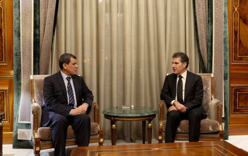 الرئيس نيجيرفان بارزاني ومظلوم عبدي يبحثان مستجدات الأوضاع في سوريا