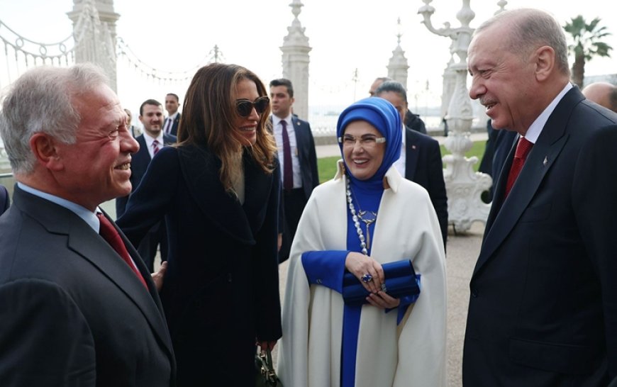 Ürdün Kralı 2. Abdullah Türkiye’de, Erdoğan’a Hüseyin Bin Ali Nişanı sundu