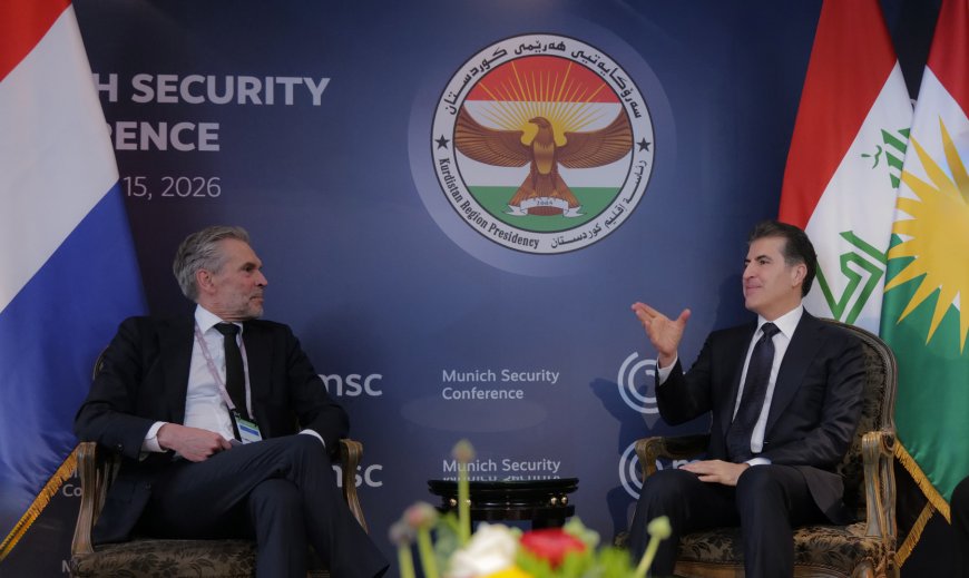 الرئيس نيجيرفان بارزاني يجتمع مع رئيس الوزراء ووزير الدفاع الهولنديين