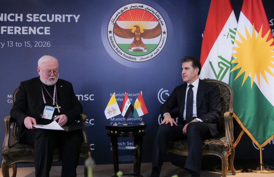 الرئيس نيجيرفان بارزاني ووزير خارجية الفاتيكان يبحثان التعايش وأحوال المكونات
