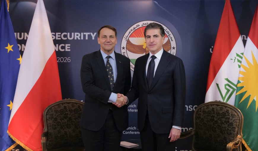 الرئيس نيجيرفان بارزاني ووزير الخارجية البولندي يبحثان تطوير العلاقات