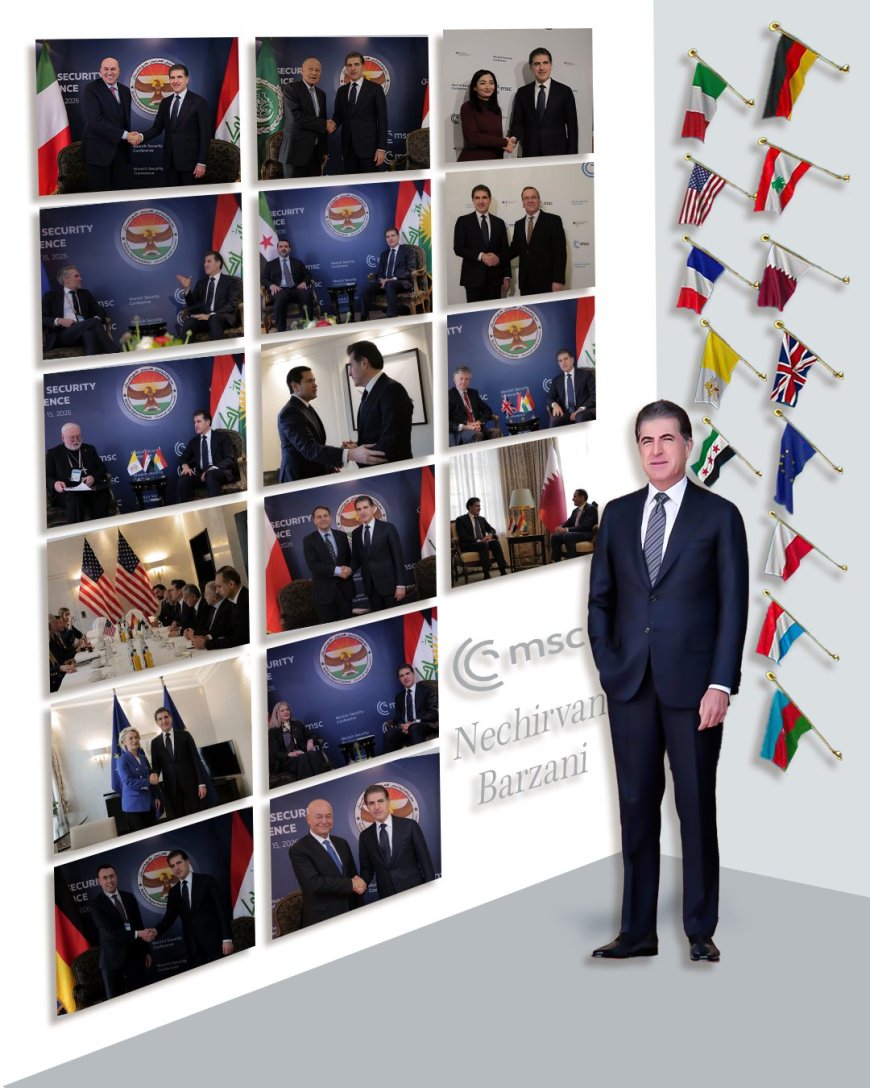 ما بعد مؤتمر ميونخ 2026م نيجيرفان بارزاني يعيد صورة المفاوض العراقي الدولي عالميا.