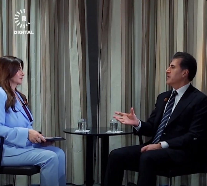 نيجيرفان بارزاني:أن "سياستنا في إقليم كوردستان هي أن يصل إخواننا في روجآفا إلى نتيجة جيدة مع دمشق".