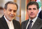 رئيس اقليم كردستان نيجيرفان بارزاني يبحث مع وزير الخارجية الايراني عراقجي تطورات الاوضاع في المنطقة
