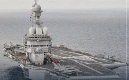 حاملة الطائرات الفرنسية " شارل ديغول" تتوجه الى شرق المتوسط