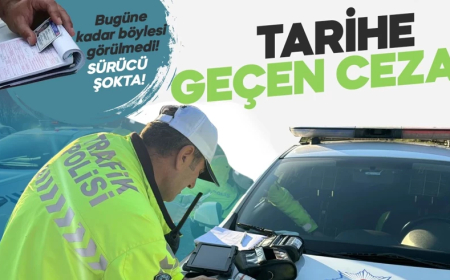 Böyle ceza görülmedi! ‘Dur’ ihtarına uymayıp polis aracına çarptı, 725 bin lira ceza kesildi