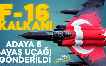 MSB "değerlendiriyoruz" demişti! F-16 savaş uçakları KKTC'ye konuşlandırıldı