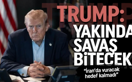 Donald Trump'tan İran’a gözdağı: "Savaş ben istediğimde bitecek"