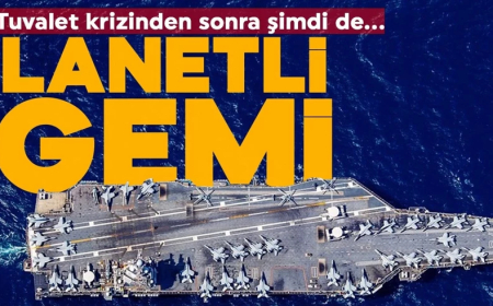 ABD donanmasının gururuydu, arızaların merkezi oldu: Tuvalet krizinden sonra şimdi de yangın