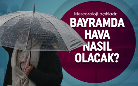 Meteoroloji açıkladı: Bayramda hava nasıl olacak?
