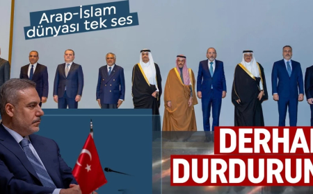Arap-İslam dünyası tek ses! 6 maddelik ortak bildiri yayımlandı: Saldırılar derhal dursun