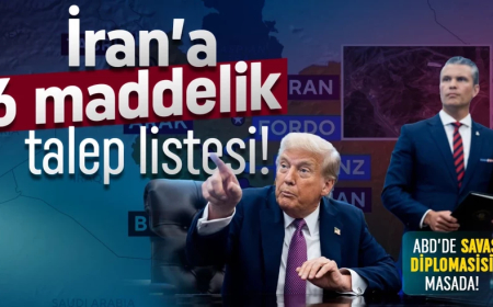 ABD’de savaş diplomasisi masada! İran’a 6 maddelik talep listesi! İşte 'Kabul edilemez' o madde!