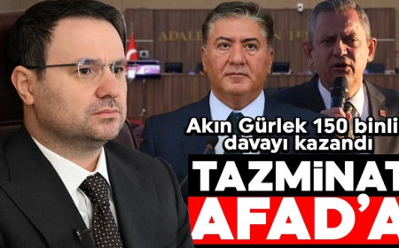 Akın Gürlek CHP'li Özel ve Emir'e açtığı tazminat davasını kazandı!