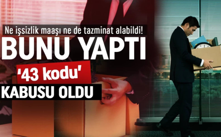 Mobbing iddiasıyla ihtar çeken çalışan, '43 koduyla’ işten çıkarıldı! Ne işsizlik maaşı ne de tazminat alabildi
