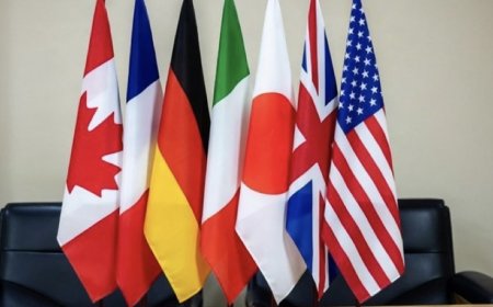 ‏وزراء خارجية مجموعة السبع: نؤكد مجددًا ضرورة السماح بحرية الملاحة عبر ⁧‫ مضيق هرمز