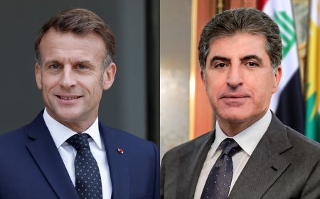 ‏ماكرون يدين استهداف منزل نيجيرفان بارزاني ويجدد دعمه لإقليم كوردستان والعراق