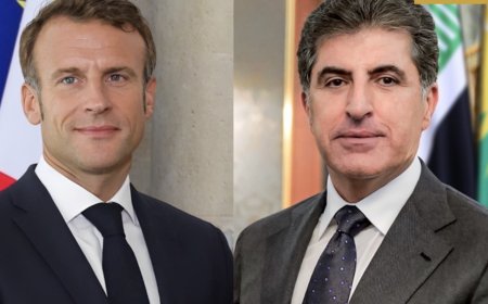 روداو:‏وصف الرئيس الفرنسي إيمانويل ماكرون، في بيان باللغة الكوردية، استهداف منزل رئيس إقليم كوردستان في دهوك بـ "غير مقبول"، مشيراً إلى أن هذا "التطور المقلق للغاية" يأتي في ظل "تصاعد الهجمات على المؤسسات العراقية، بما في ذلك الهجوم الذي أودى بحياة 6 من البيشمركة هذا الأسبوع"