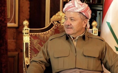‏مصادر أمنية لرويترز: إسقاط طائرة مسيرة قرب إقامة الزعيم  مسعود بارزاني في أربيل