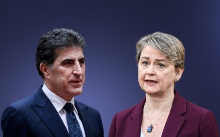 ‏في اتصال هاتفي.. أعربت وزيرة الخارجية البريطانية إيفيت كوبر عن "إدانتها الشديدة" للهجمات التي تستهدف إقليم كوردستان، وبالأخص الهجوم الذي استهدف يوم أمس بطائرة مسيّرة مقر إقامة نيجيرفان بارزاني في محافظة دهوك.