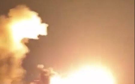 ‏ترمب ينشر صورا على منصته "تروث سوشيال" للضربات على أصفهان