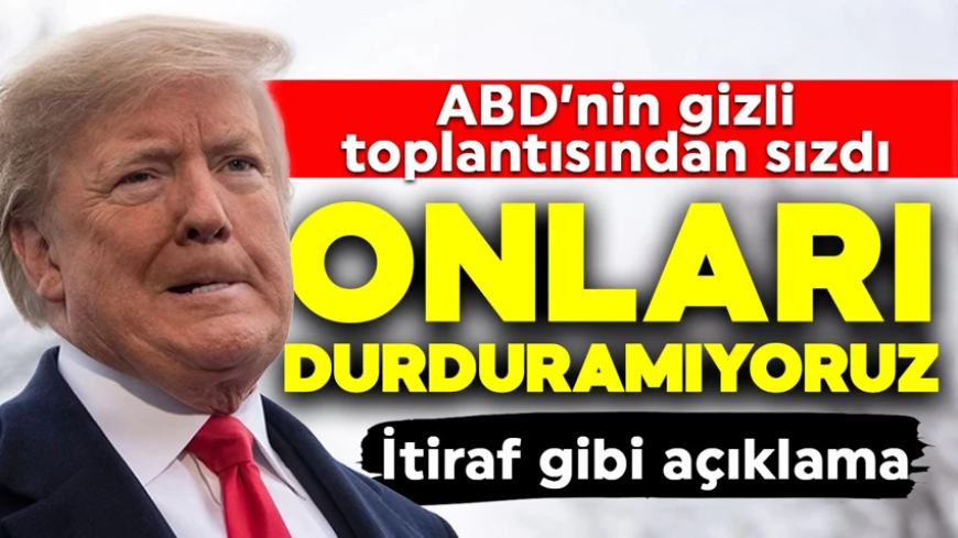 ABD'den İran itirafı: Gizli toplantıdan sızdı: "Shaded İHA'ları durduramıyoruz"
