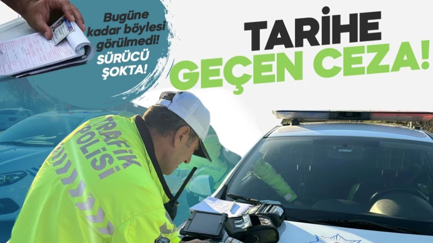 Böyle ceza görülmedi! ‘Dur’ ihtarına uymayıp polis aracına çarptı, 725 bin lira ceza kesildi