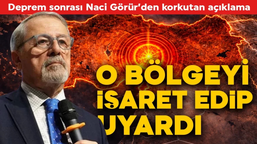 Kahramanmaraş'taki deprem sonrası Naci Görür'den korkutan paylaşım! O bölgeye işaret edip, uyardı