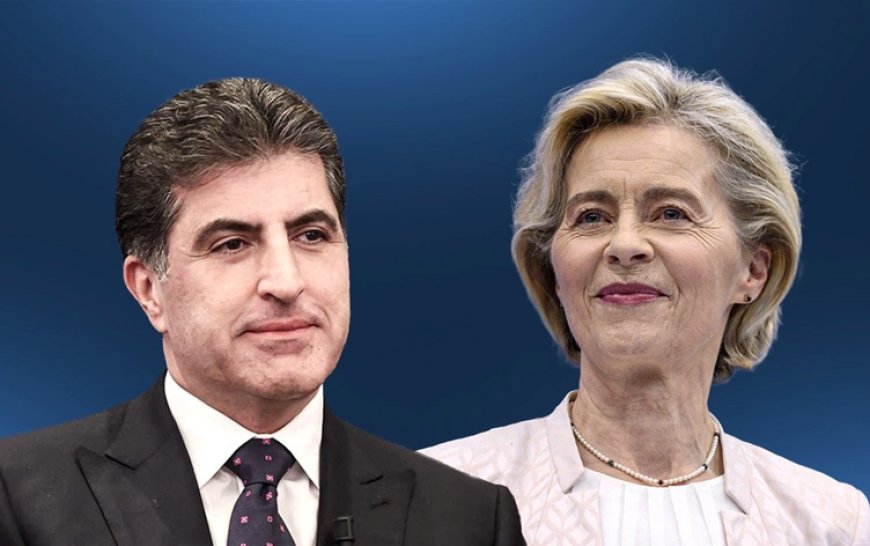 Neçirvan Barzani ve Ursula von der Leyen görüştü: Kürdistan Bölgesi krizin parçası değil