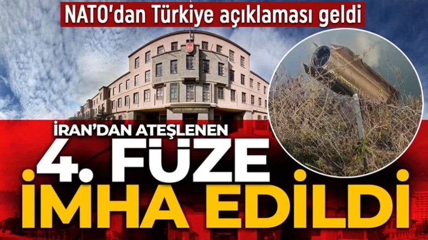 MSB: İran’dan ateşlenen füze hedefe ulaşmadan önlendi!