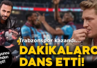 Ünlü oyuncu kendinden geçti! Trabzon kazandı, dakikalarca dans etti