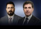 رئيس اقليم كوردستان نيجيرفان بارزاني يهنيء رئيس الوزراء العراقي علي الزيدي بتسنمه رئاسة مجلس الوزراء العراقي