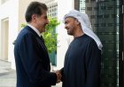 عاجل_وكالات:رئيس دولة الإمارات محمد بن زايد آل نهيان يستقبل رئيس إقليم كوردستان نيجيرفان بارزاني في أبوظبي وبحث الجانبان خلال الاجتماع علاقات العراق وإقليم كوردستان مع الإمارات وتداعيات التطورات الإقليمية
