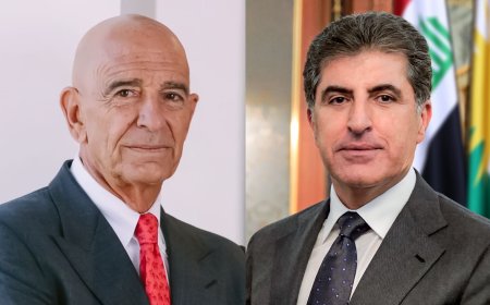 ‏تلقى رئيس إقليم كوردستان نيجيرفان بارزاني اتصالاً هاتفياً من المبعوث الأميركي الخاص لسوريا وسفير الولايات المتحدة لدى تركيا توم باراك، نقل فيه إدانة الرئيس دونالد ترمب "الشديدة" للهجمات على إقليم كوردستان وللهجوم بالطائرة المسيّرة على مقر إقامته في دهوك.