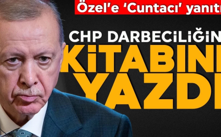 Cumhurbaşkanı Erdoğan'dan Özel'e 'Cunta' yanıtı: Darbeciliğin kitabını CHP yazdı