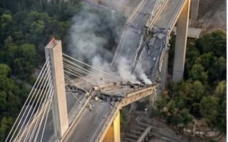 أعلى جسر في الشرق الأوسط خارج الخدمة! قصـ،ـف يطال مشروعا بـ 400 مليون دولار في طهران!