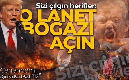 Trump resmen çıldırdı: Cehennemi yaşayacaksınız, o lanet boğazı açın sizi çılgın herifler