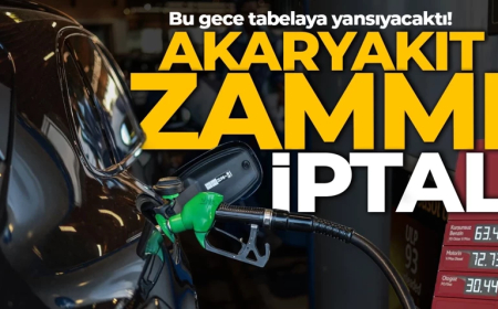 Bu gece tabelaya yansıyacaktı! Zamlar iptal edildi