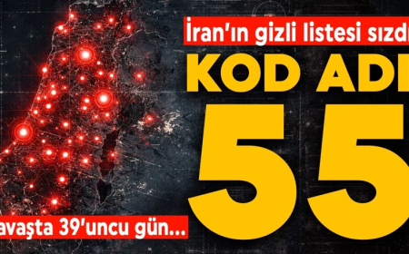 ABD-İsrail-İran savaşının 39. günü! İran'ın 55 noktalık yeni hedef listesi sızdı: 'Tüm sistemi felç edecek'