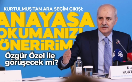 TBMM Başkanı Numan Kurtulmuş'tan ara seçim açıklaması: Anayasa okumanızı öneririm