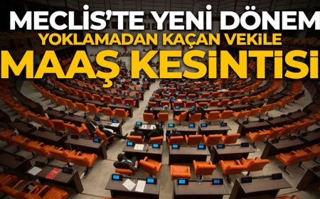 Meclis'te yeni dönem! Yoklamadan kaçanın maaşı kesilecek